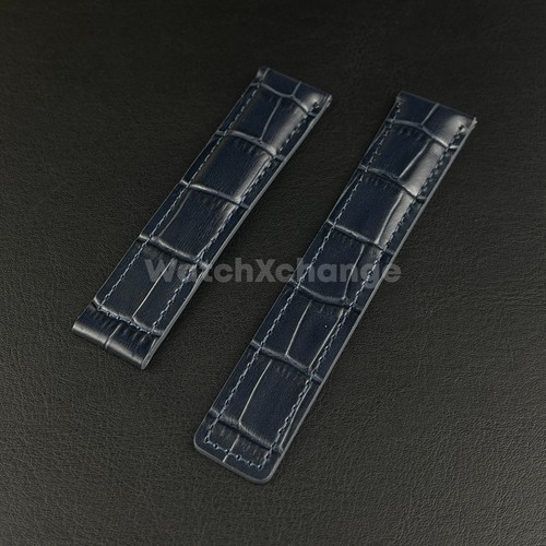 Blue genuine leather strap for - blue,