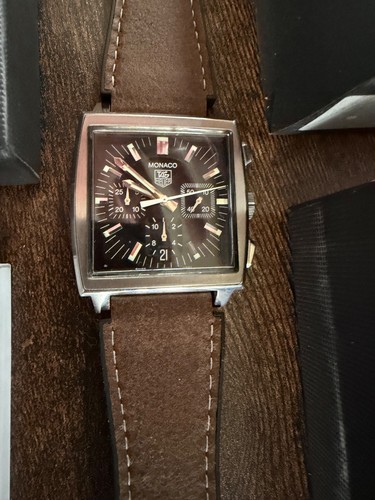Tag heuer monaco brown - heuer,