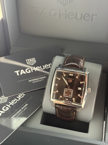 Tag heuer monaco - monaco, brown